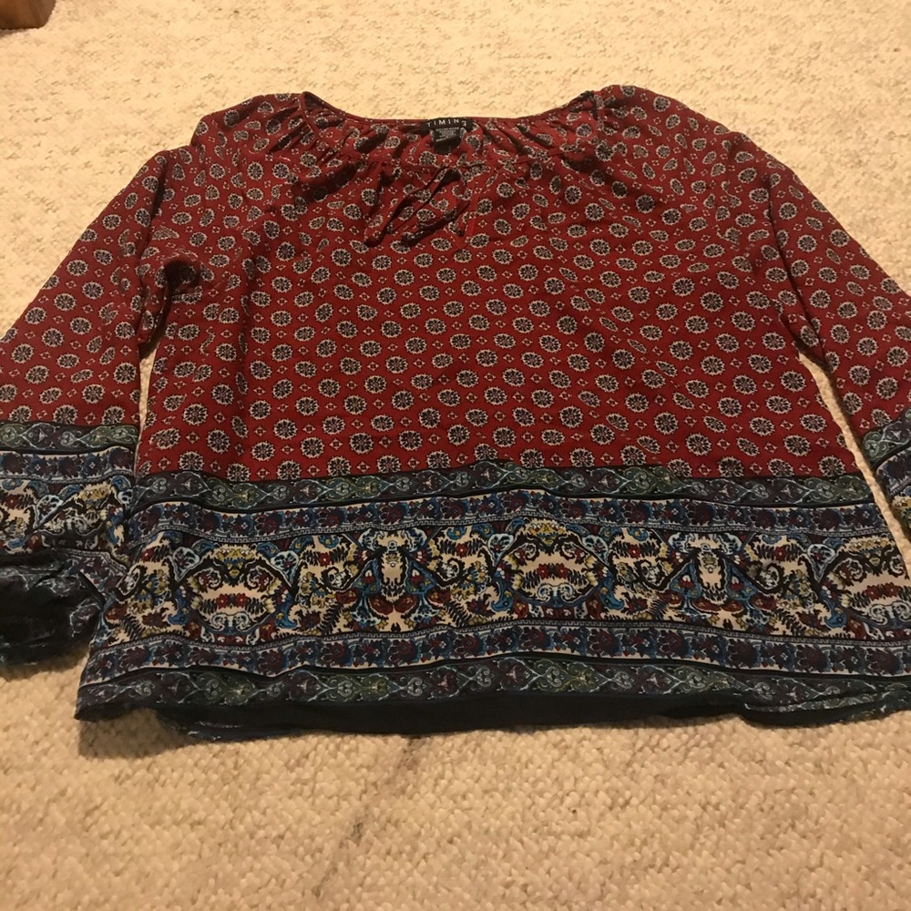 Patterned blouse